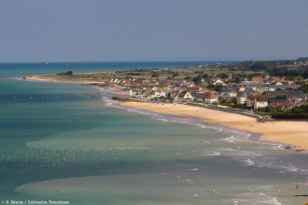 Nid De Pie Grand Duplex Lumineux Cadre Verdoyant Calme Pres Port En Bessin, Bayeux, Omaha Beach, Apartment Commes Екстериор снимка